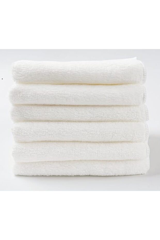 DONETELLA 6-Pack Microfiber Kitchen Towels 35×35 cm Size – 330 GSM, Highly Absorbent, Quick Dry, Lin