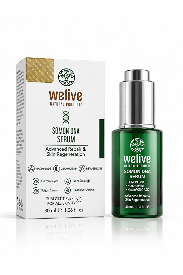 Salmon Dna Serum 30 ml | Hyaluronic Acid, Niacinamide, Ceramide Np & Beta Glucan