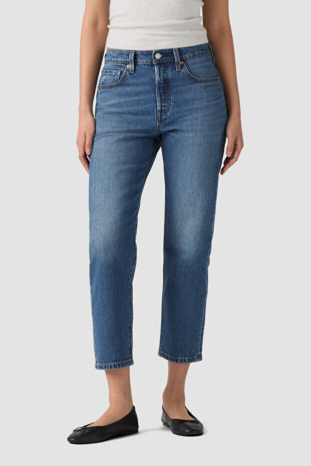 501 Crop Array Away Med Indigo Women's Jeans