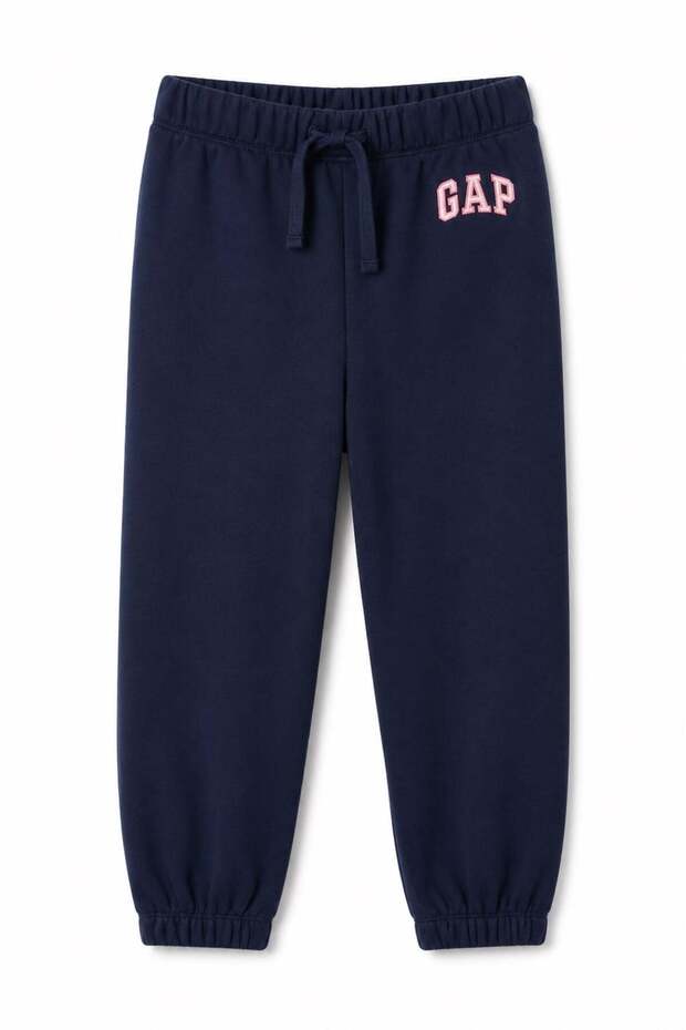 Gap Baby Girl Elastic Leg Sweatpants 1-6 Years Dark Blue