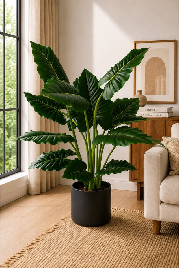 Nearly Natural Alocasia Plant 110cm High