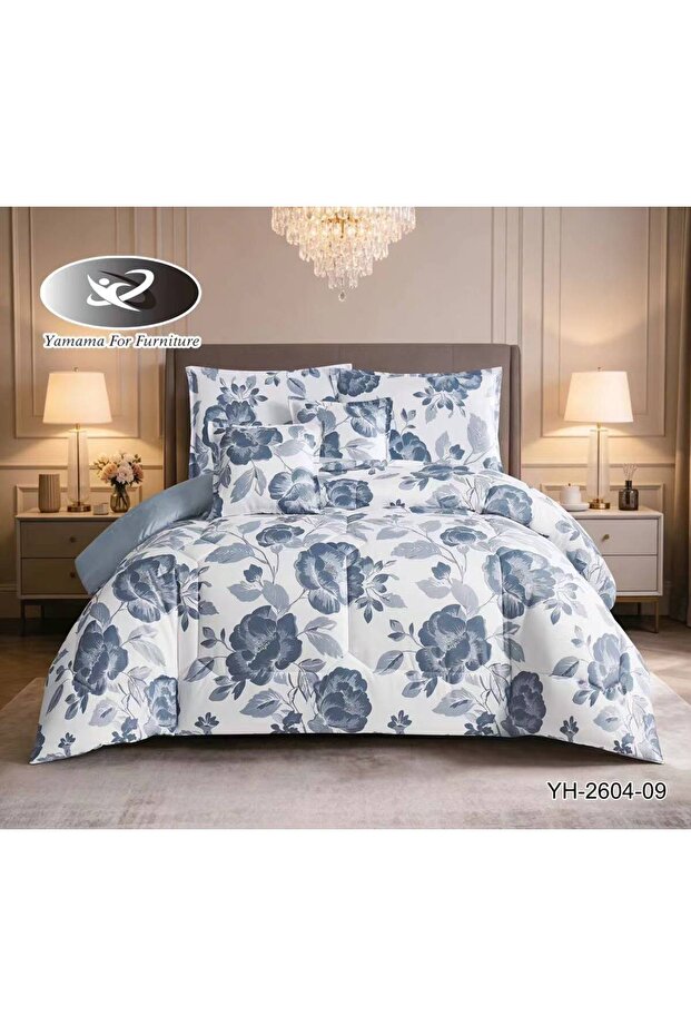 6-Piece Quilted Bedspread Set with a Quilted Bed Runner