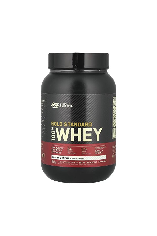 Gold Standard 100% Whey Protein Cookies & Cream 837g