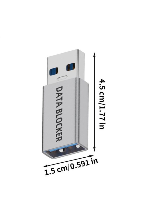 محول أمان USB لحجب البيانات، واقي ضد السرقة الإلكترونية، غطاء حماية من النوع C لأجهزة الكمبيوتر المحمولة