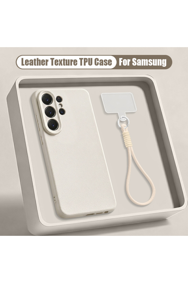 Galaxy S26 Ultra WHITE Wrist Strap Lanyard Phone Case For S26 S24 S25 Ultra S23 S25 FE A57 A17 A56