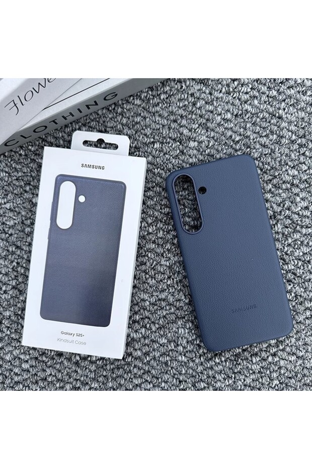 SAMSUNG Galaxy S25 dark blue Luxury Premium Leather Phone Case For Samsung Galaxy S25 Ultra Plus S25