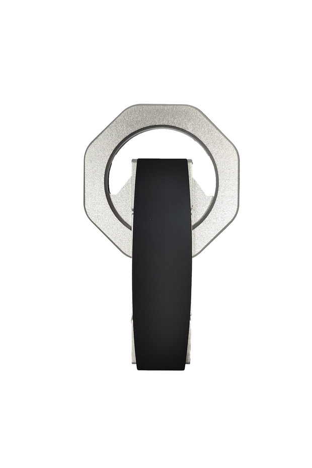 Silvery New Magnetic Metal Phone Grip Holder, Made of All Aluminum Alloy Material, Ultra-Thin and Li