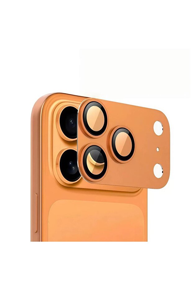 For iPhone 17Pro Orange Compatible with iPhone 17 Pro Max - Full Coverage AR HD Anti-Scratch Ziai Ca