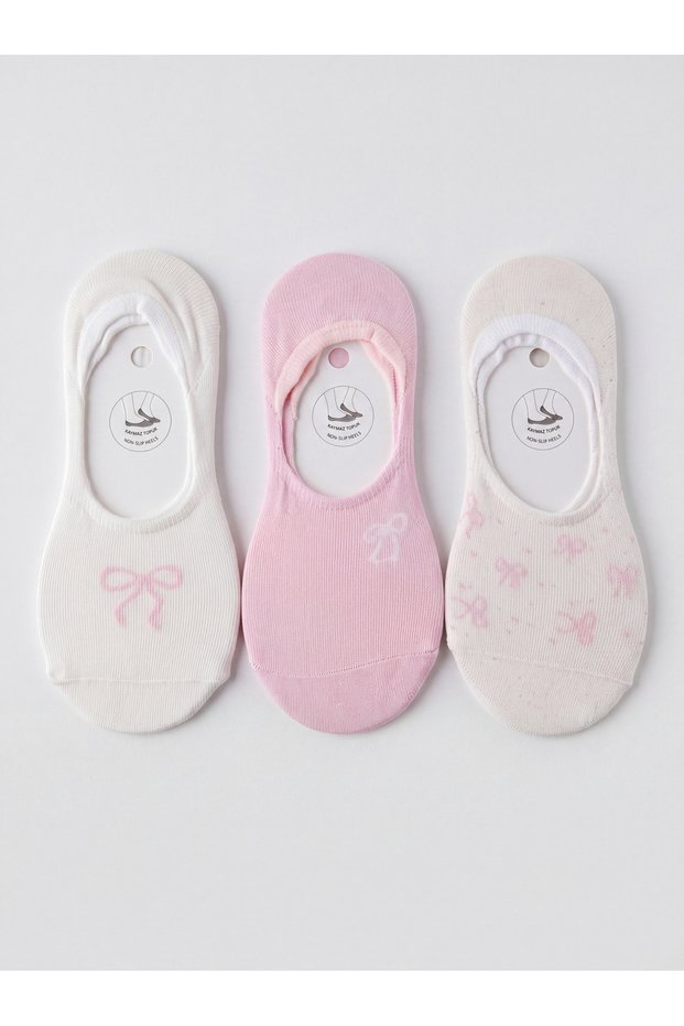 3 Pairs of Women's Ballerina Socks