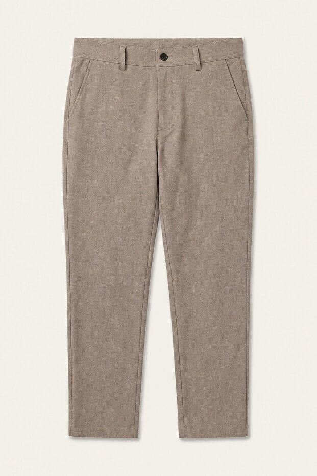 Tailored Fit Straight Leg All-Directional Stretch Soft Pocket Trousers C7508Ax26Au