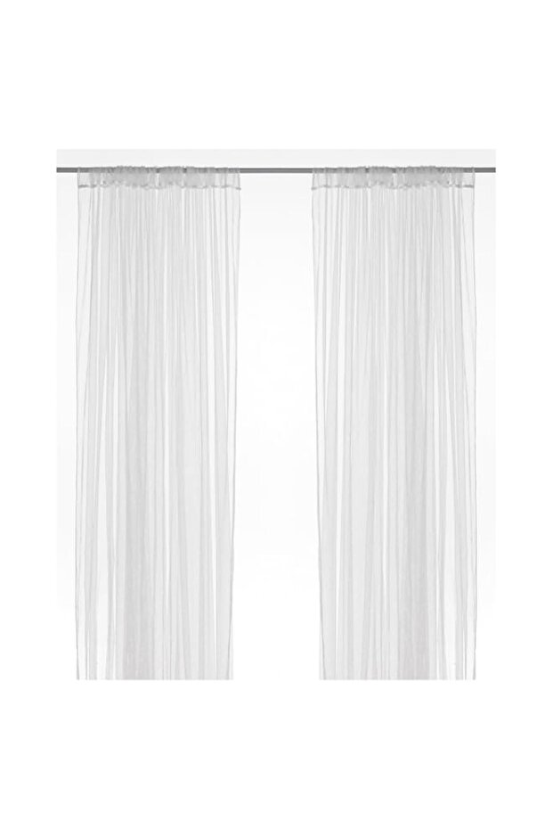 Ikea ★LILL / Curtain 2 Panel Set / White [] (70171927)