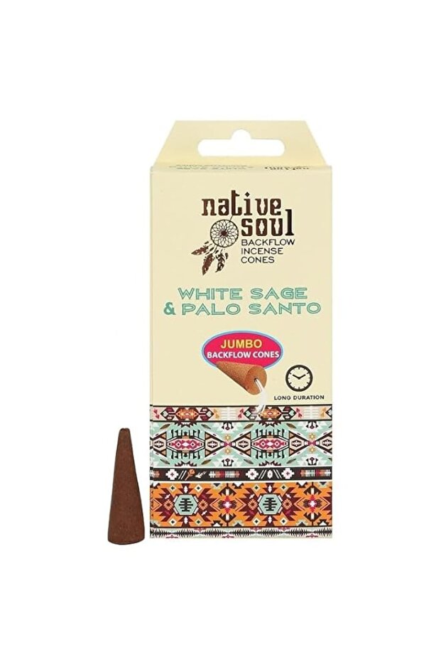 Native Soul White Sage & Palo Santo Premium Incense Backflow Cones