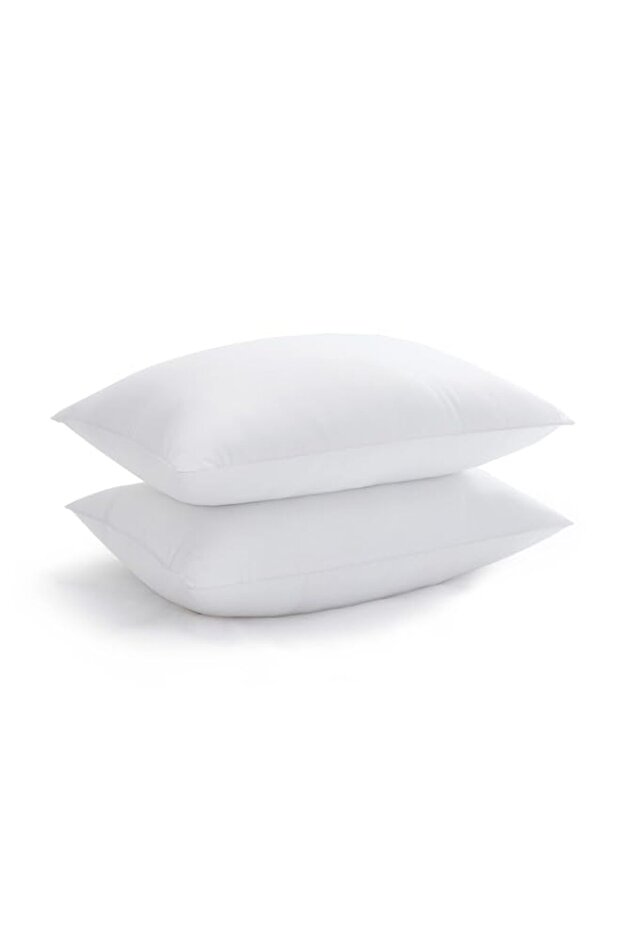 Acanva Bed Pillows for Sleeping, Cooling Hotel Quality with Premium Soft 3D Down Alternative Fill for Back, Stomach or Side Sleepers, Standard (Pack of 2), White 2 Count