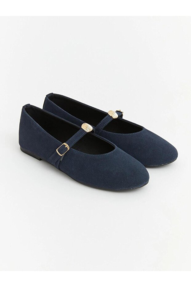 Suede Look Women's Ballerinas (W6)
