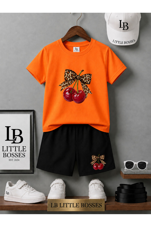 Summer Shorts T-Shirt Unisex (Cherry)