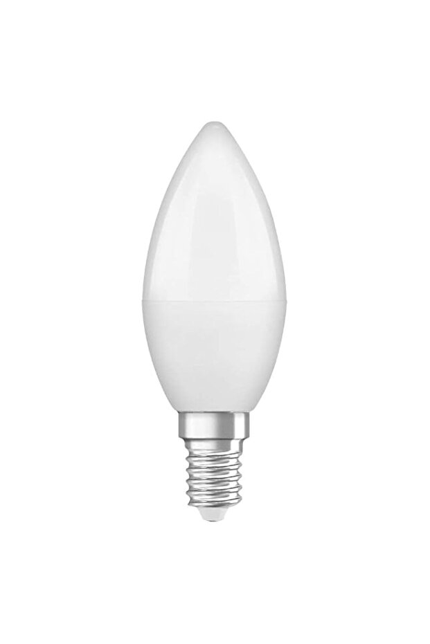 OSRAM LED Lamp with E14 Base, Warm White (2700K), Candle Shape, 5.5 W, Replacement for 40 W Bulb, Matte, LED Star Classic B