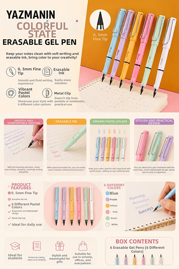 ✏️ Super Everlasting Pencil (Never Ending Pencil) – Non-Erasable Comfort, Long-Lasting Use