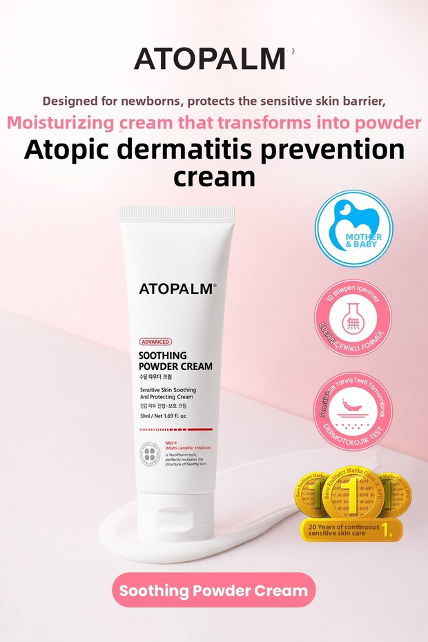Special for Newborns, Moisturizing Cream That Turns into Powder, Anti-Rash Cream, Soothing Powder Cream