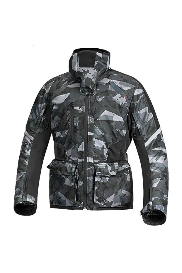 Motorcycle Coat 4 Seasons Coat Camouflage Patterned Oxford 600-d Durable Fabric Motor Coat