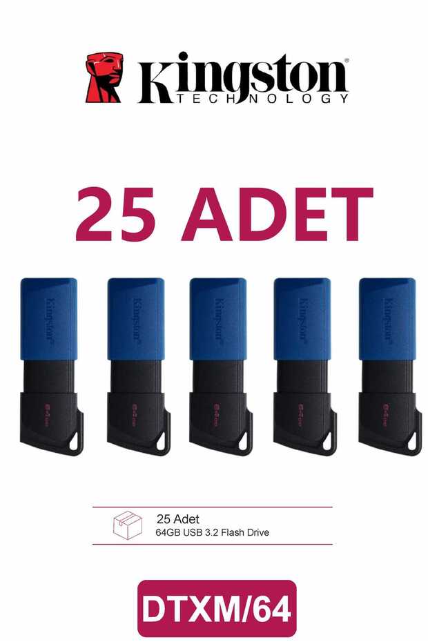 25 Pieces Dtxm 64Gb USB 3.2 Gen.1 Datatraveler Exodia m Flash Memory Dtxm/64