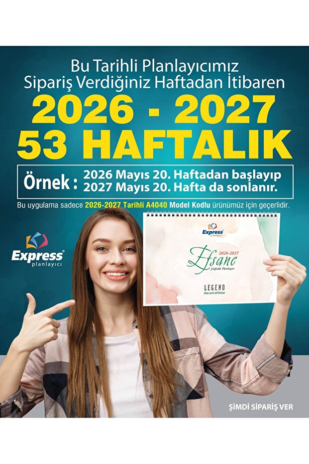 تقويم 2026-2027 مقاس A4، 53 أسبوعًا، مخطط أسبوعي أسطوري