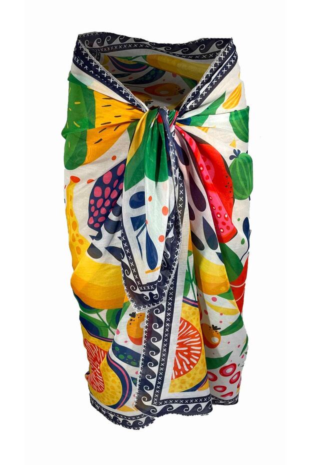 Amara Fruit Pattern Pareo - 3