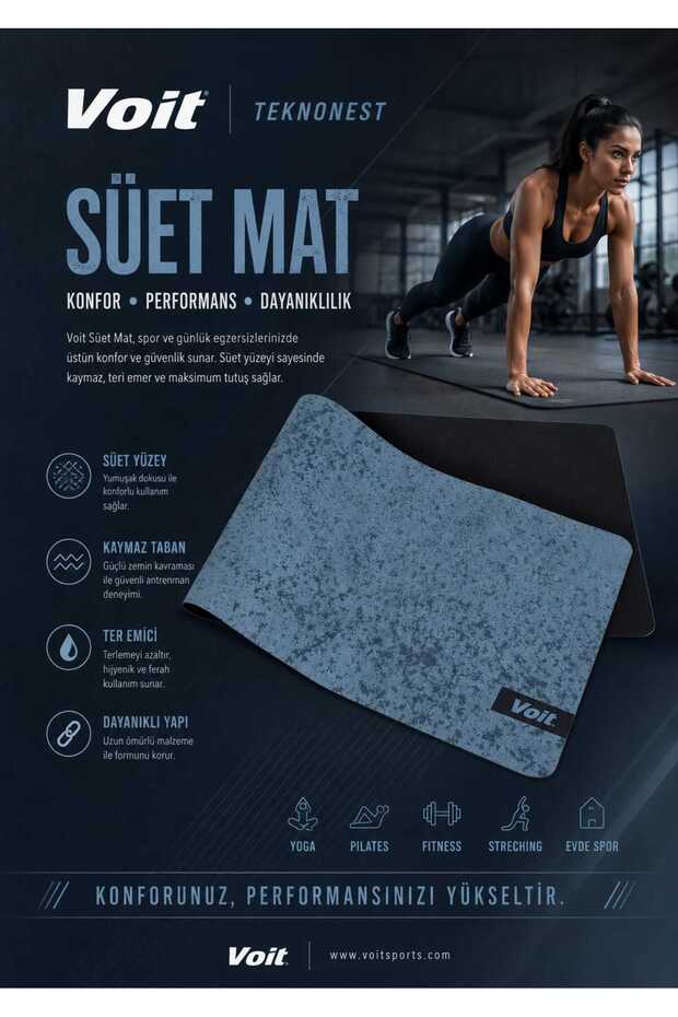 Süet Yoga Mat