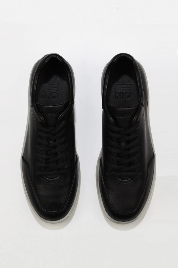 Black Messi Leather Men's Sports Shoes 07m0981