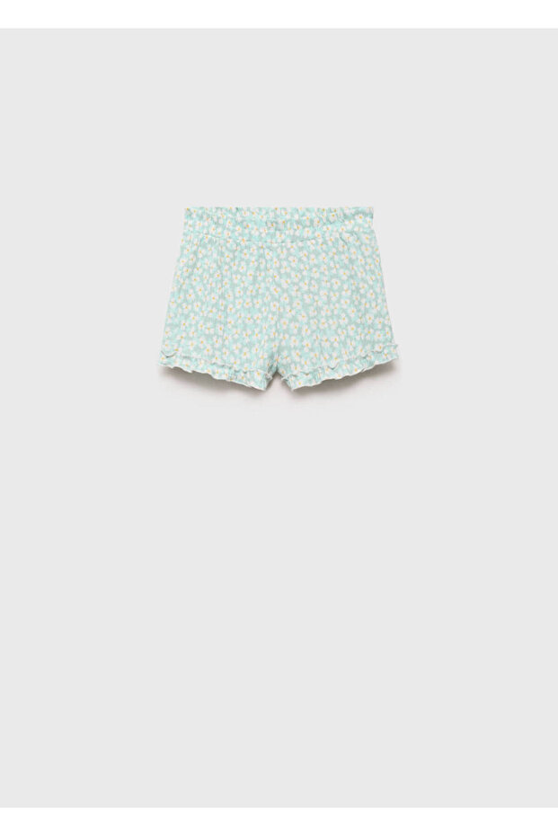 Shorts mit Blumenmuster - 1