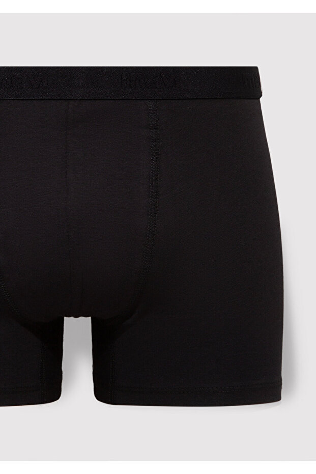 3lü Siyah Basic Boxer 0911413-900 - 3