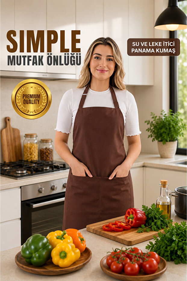 مريلة مطبخ بسيطة قابلة للتعديل - 8