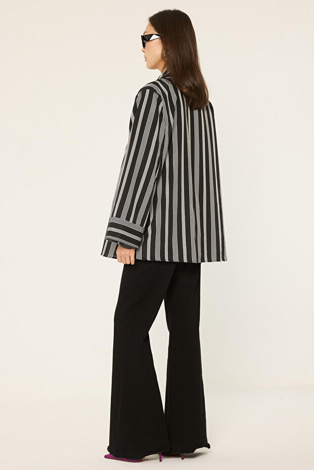 Glitter Striped Shirt - 8