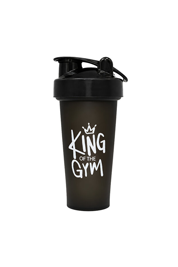 King of the Gym Shaker 650 ml Protein Shaker with Scale and Leak-Proof Lid
