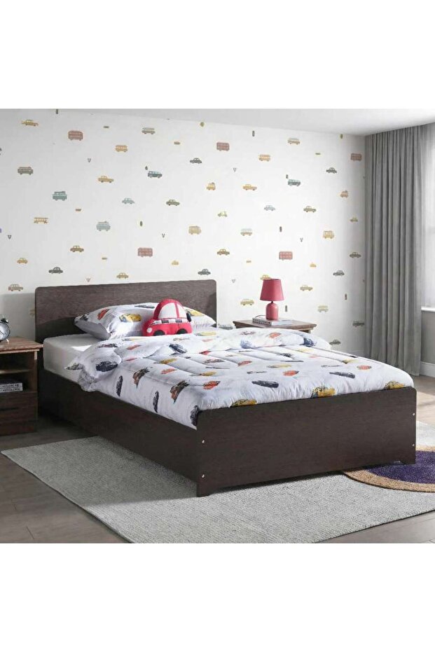 Malmo Kids Single Bed 120x200 - Oak Brown