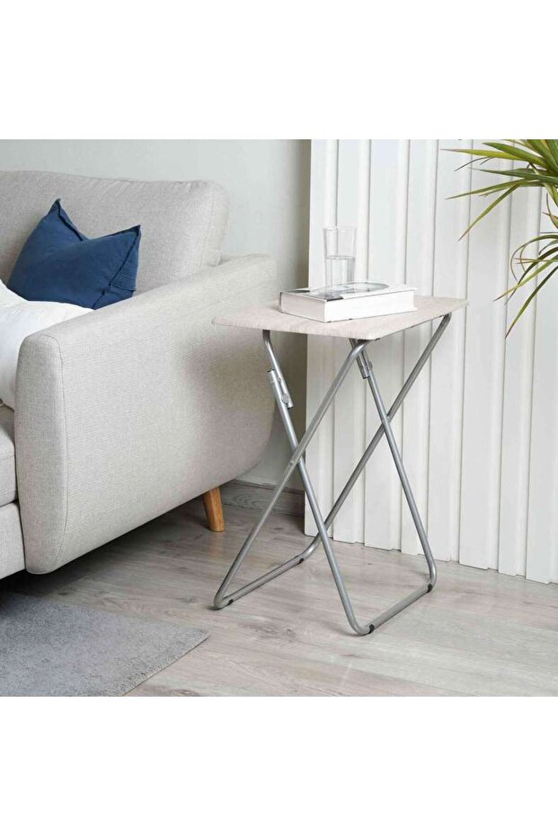 Oynx End Table Foldable - Natural