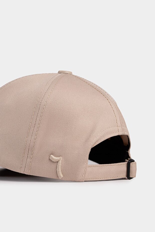 Six Storm Logo Beige Baseball Cap - 3