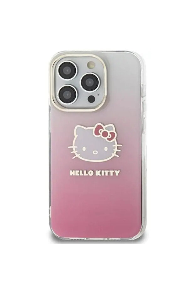 IML Gradient Electrop Kitty Head case for iPhone 14 Pro Max - pink - 3