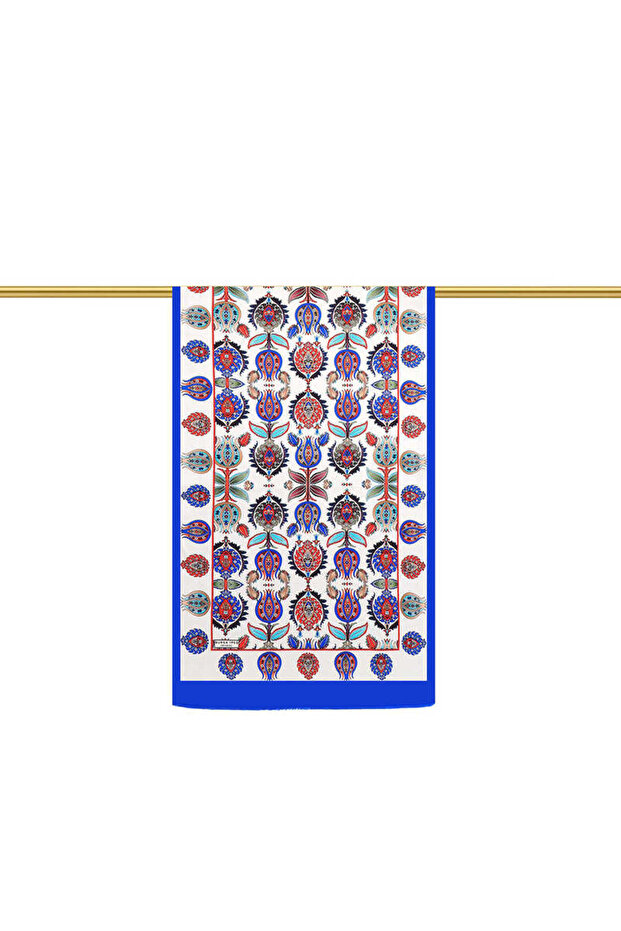 Eșarfă de mătase Saks İznik Pattern - 2