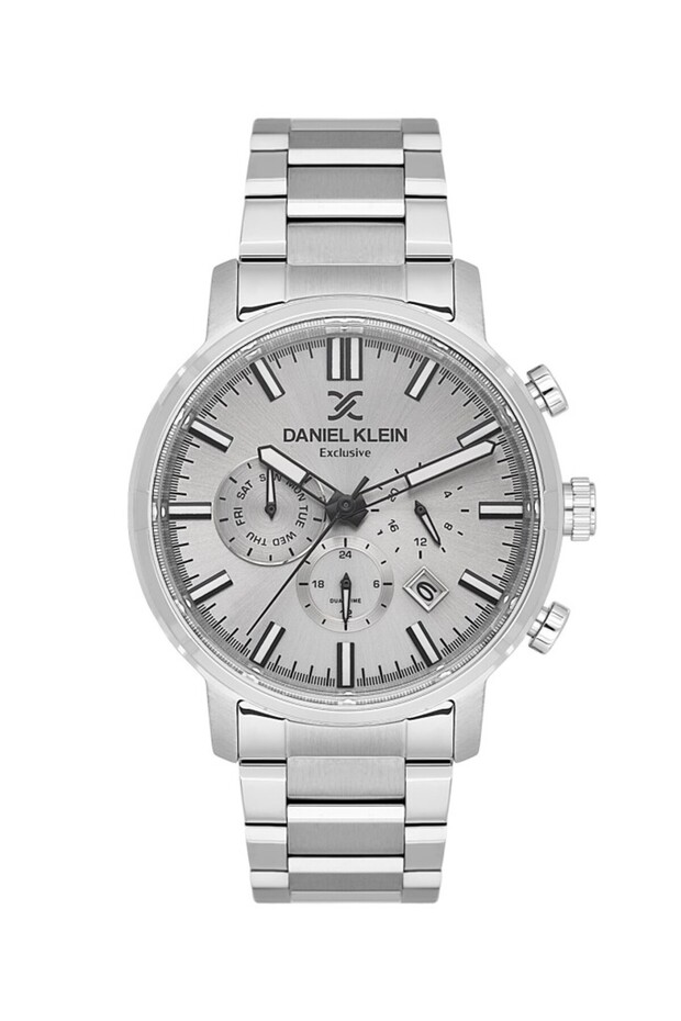 Dk.1.14230-1 Exclusive Functions Active Steel Plated Metallic Color Men's Wristwatch