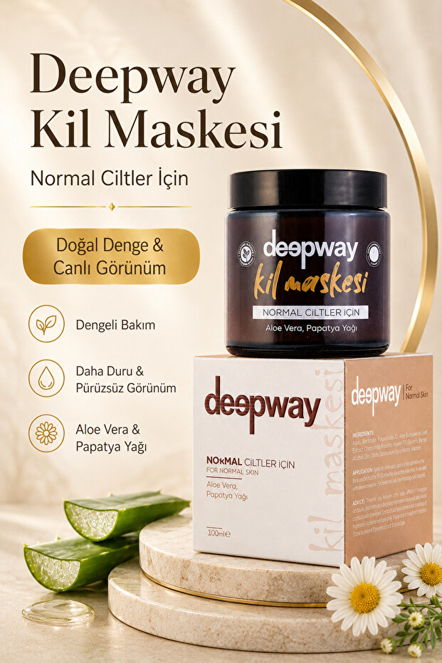 Deepway Yüz Maskesi – Normal Ciltler