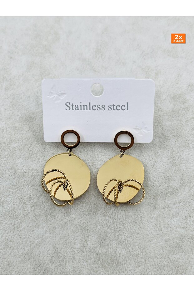 Steel Earrings 122 Silver Special Gift