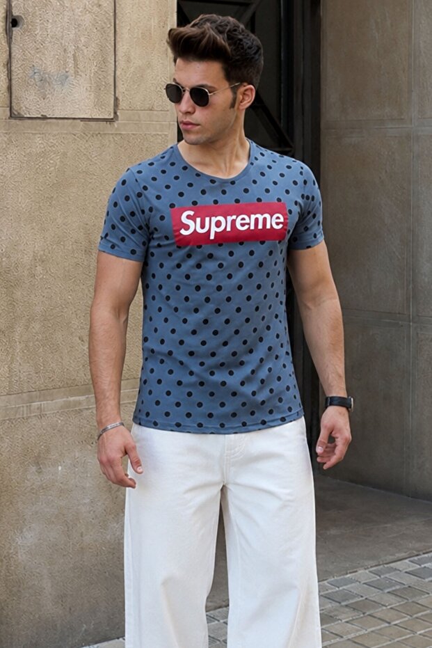 Indigo Speckled Men's T-Shirt 2640
