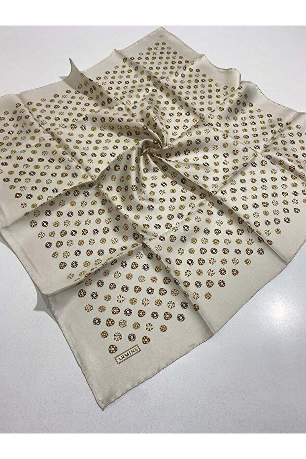 Nostalgia Series 100% Twill Silk Scarf 7926D 06