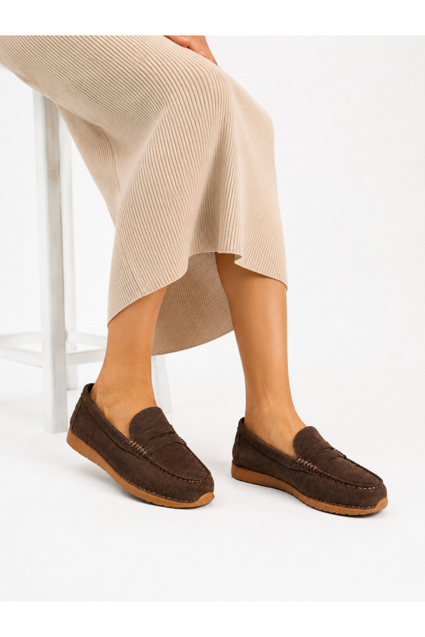 Tayge Women's Loafer Genuine Suede Anatomical Sole Casual Shoes