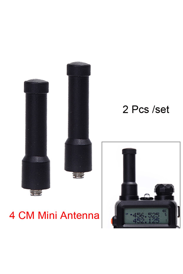2Pcs /Set 400-470MHz SMA-Female Mini Ultra Short Small Antenna Adapter Connector For