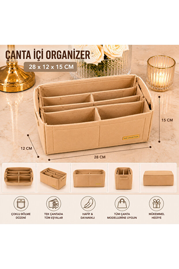 çanta organizer 4.9 ⭐⭐⭐⭐⭐