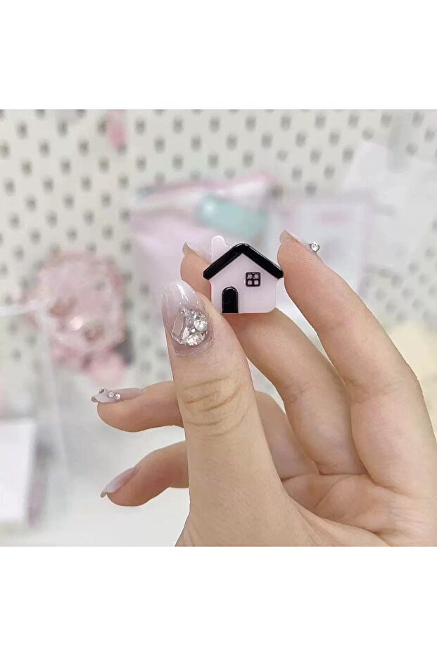 Mini House Resin Casting Mold Silicone Mold Accessories Resin Liquid Mold Resin Keychain Silicone...