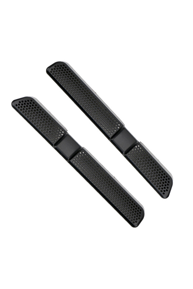 black 2pcs Car Air Vent Covers Protector Air Conditioner Duct Outlet Exhaust Under Seat Mounting Aut