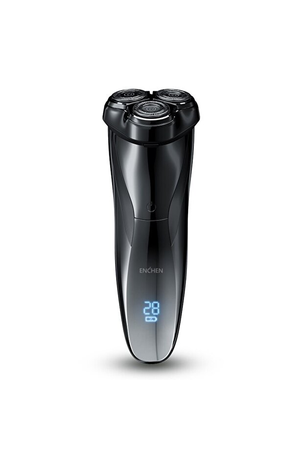 black ENCHEN Electric Shaver 3D Blackstone 3 IPX7 Waterproof Razor Wet And Dry Dual Use Face Beard B