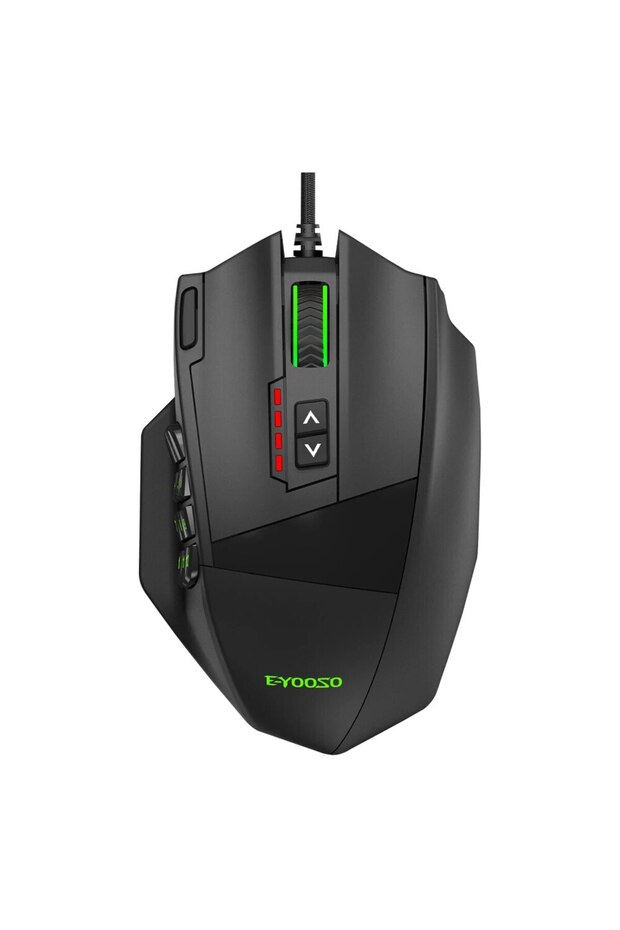 ماوس ألعاب سلكي X-39 E-YOOSO X-39 USB RGB بدقة 24000 نقطة في البوصة SG8960 مزود بـ 19 زرًا قابلًا للبرمجة بصريًا للألعاب
